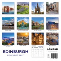 2027 Calendar Edinburgh (2 for 10v) (Mar)