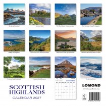 2027 Calendar Scottish Highlands (2 for 10v) (Mar)
