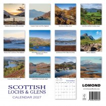 2027 Calendar Scottish Lochs & Glens (2 for 10v) (Mar)
