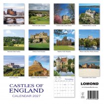2027 Calendar Castles of England (2 for 10v) (Mar)