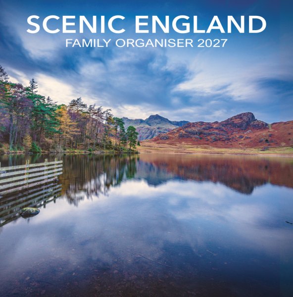 2027 Calendar Scenic England Family Organiser (2 for 10v) (Mar)