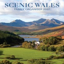 2027 Calendar Scenic Wales Family Organiser (2 for 10v) (Mar)
