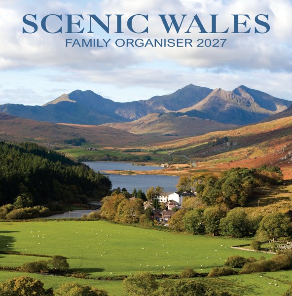 2027 Calendar Scenic Wales Family Organiser (2 for 10v) (Mar)