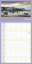 2027 Calendar Scenic Wales Family Organiser (2 for 10v) (Mar)