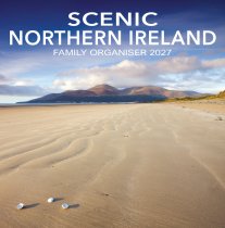 2027 Calendar Scenic Northern Ireland Family Organiser (2 for 10v) (Mar)