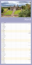2027 Calendar Scenic Northern Ireland Family Organiser (2 for 10v) (Mar)