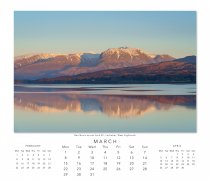 2027 Calendar Scotland Light & Land (Mar)