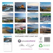 2027 Calendar Scotland's West Coast (Mar)
