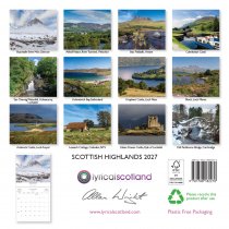 2027 Calendar Scottish Highlands (Mar)