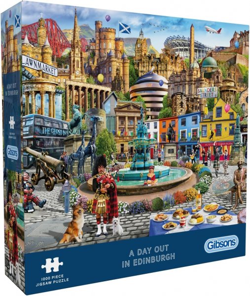Jigsaw Day Out in Edinburgh 1000pc (Feb)
