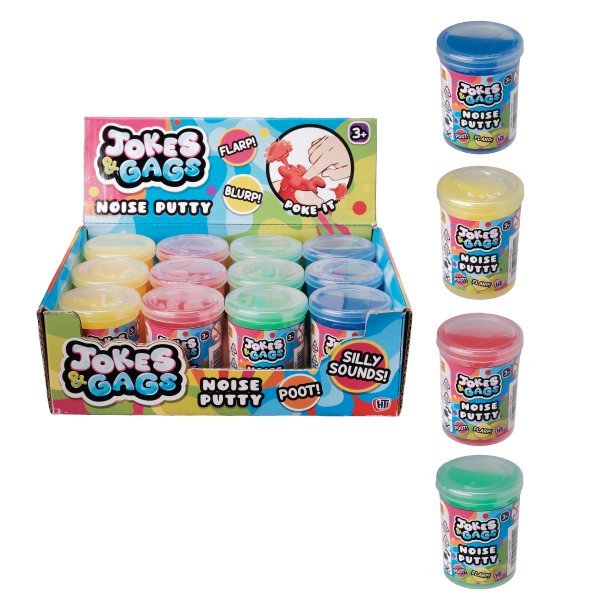 Jokes & Gags Noisy Putty (4 Asst) (CPU24)