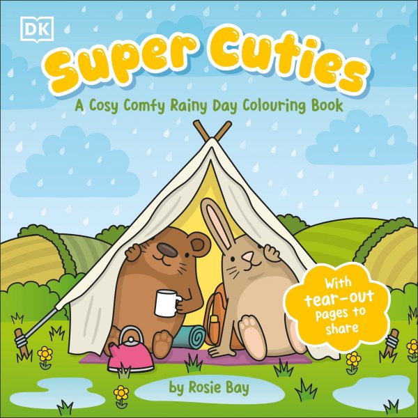 Super Cuties Cosy Comfy Rainy Day Colouring Book (Mar)