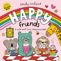 Happy Friends Cute & Cosy Colouring Book (May)