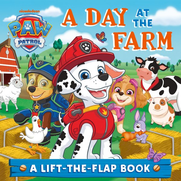 Paw Patrol Day at the Farm Lift the Flap Board Book (Apr)