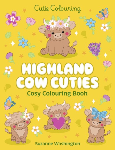 Highland Cow Cuties Cosy Colouring Book (May)