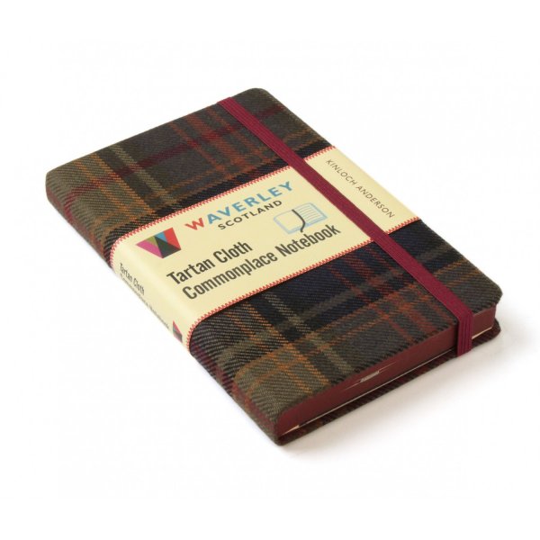Tartan Cloth Notebook Pocket: Kinloch Anderson