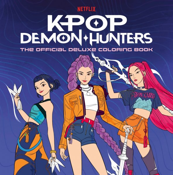 K-Pop Demon Hunters Official Deluxe Colouring Book (Jul)