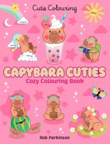 Capybara Cuties Cozy Colouring Book (Jul)