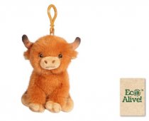 Highland Cow Plush Keyring (Jul)