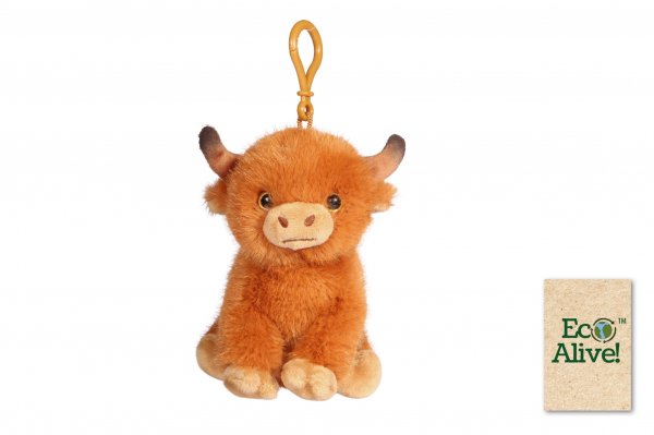 Highland Cow Plush Keyring (Jul)