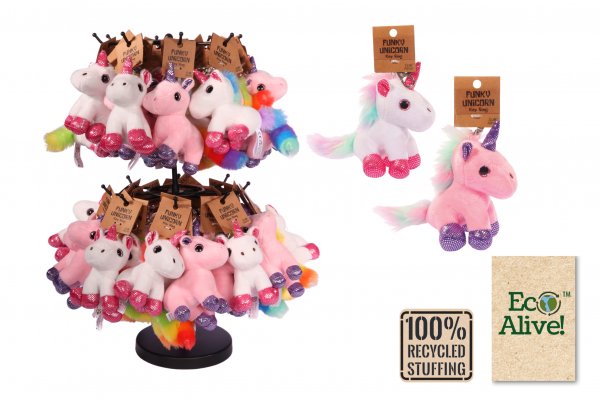 Unicorn Plush Keyring (Jul)