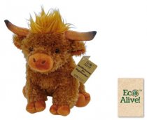 Highland Cow Plush Toy 25cm Sitting (Jul)
