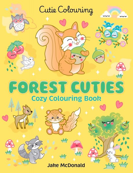 Cutie Colouring: Forest Cuties Cosy Colour Book (Jul)