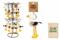 Plush Keyring Funky Seagull