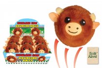 Plush Highland Cow Bouncy Ball (CPU12) (Aug)
