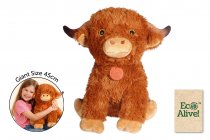 Plush Toy Highland Cow Giant 45cm Sitting (Aug)