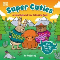 Super Cuties Highland Cow Colouring Book (Oct)