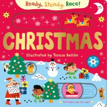 Ready, Steady, Race! Christmas Board Book (Oct)