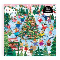 Jigsaw Winter Whirl 500pc Family Puzzle (Mudpuppy) (Oct)